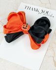 Jack-O’-Lantern Ivy Satin Bow