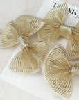 Fall Glistens Capri Baby Bow