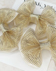 Fall Glistens Capri Baby Bow