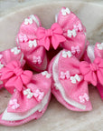 Pink To Make The Boys Wink Capri Baby Bow