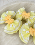 Lemon Sorbet Capri Baby Bow