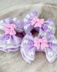 Fields Of Lavender Capri Baby Bow