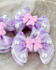 Fields Of Lavender Capri Baby Bow