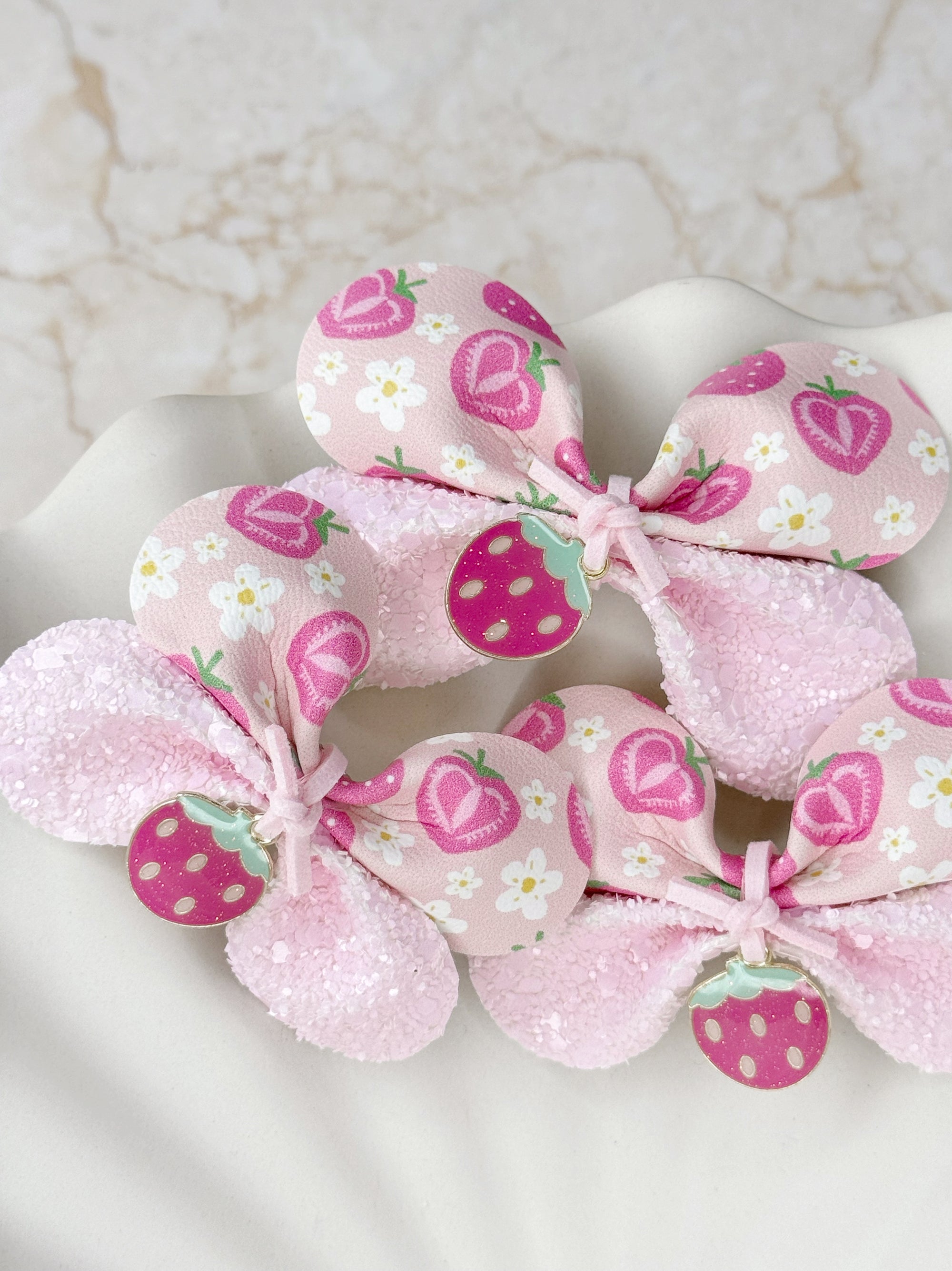 Strawberry Margaritas Baby Bow