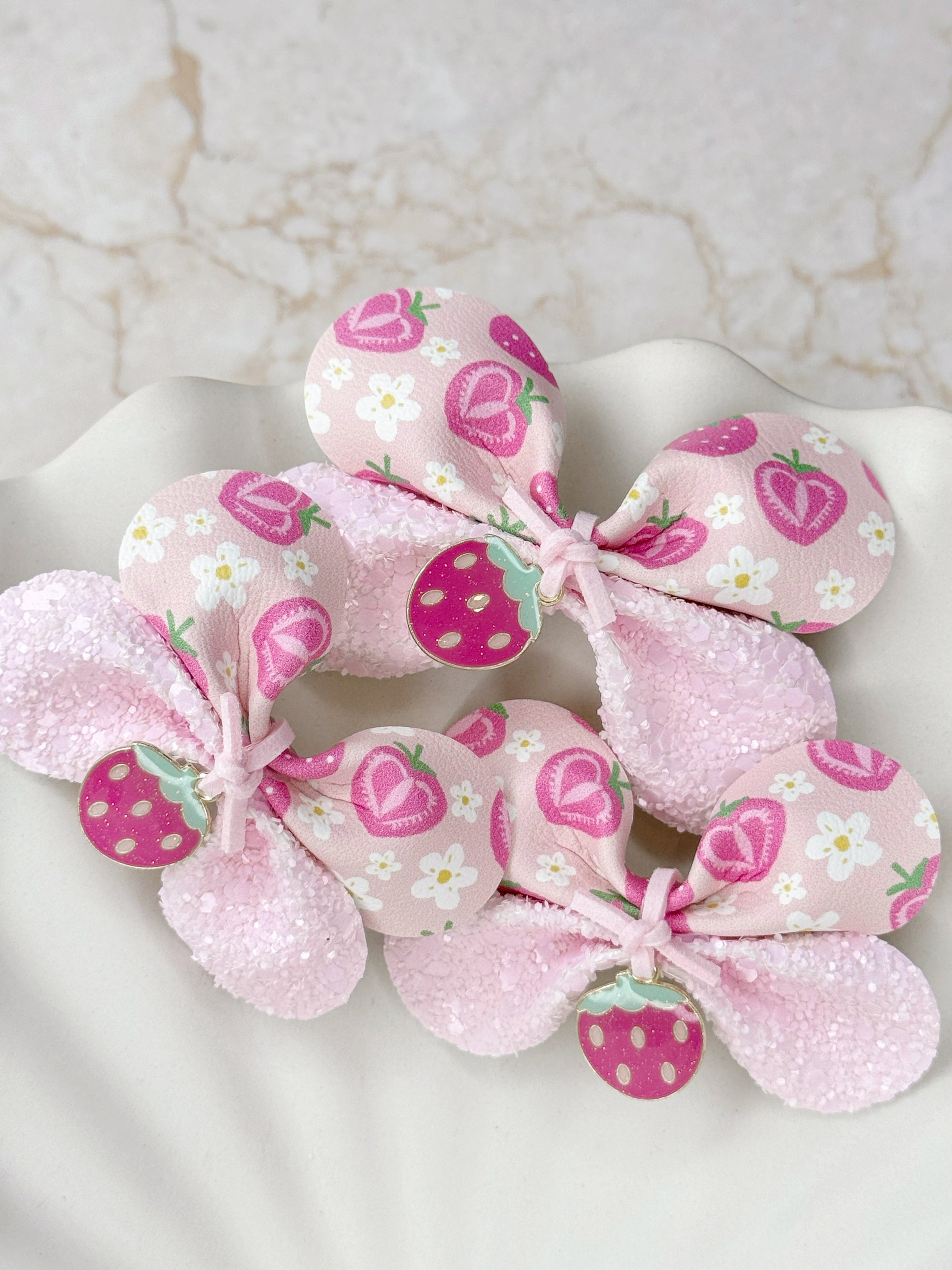 Strawberry Margaritas Baby Bow