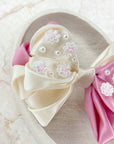 Cherry Blossom Ivy Satin Bow