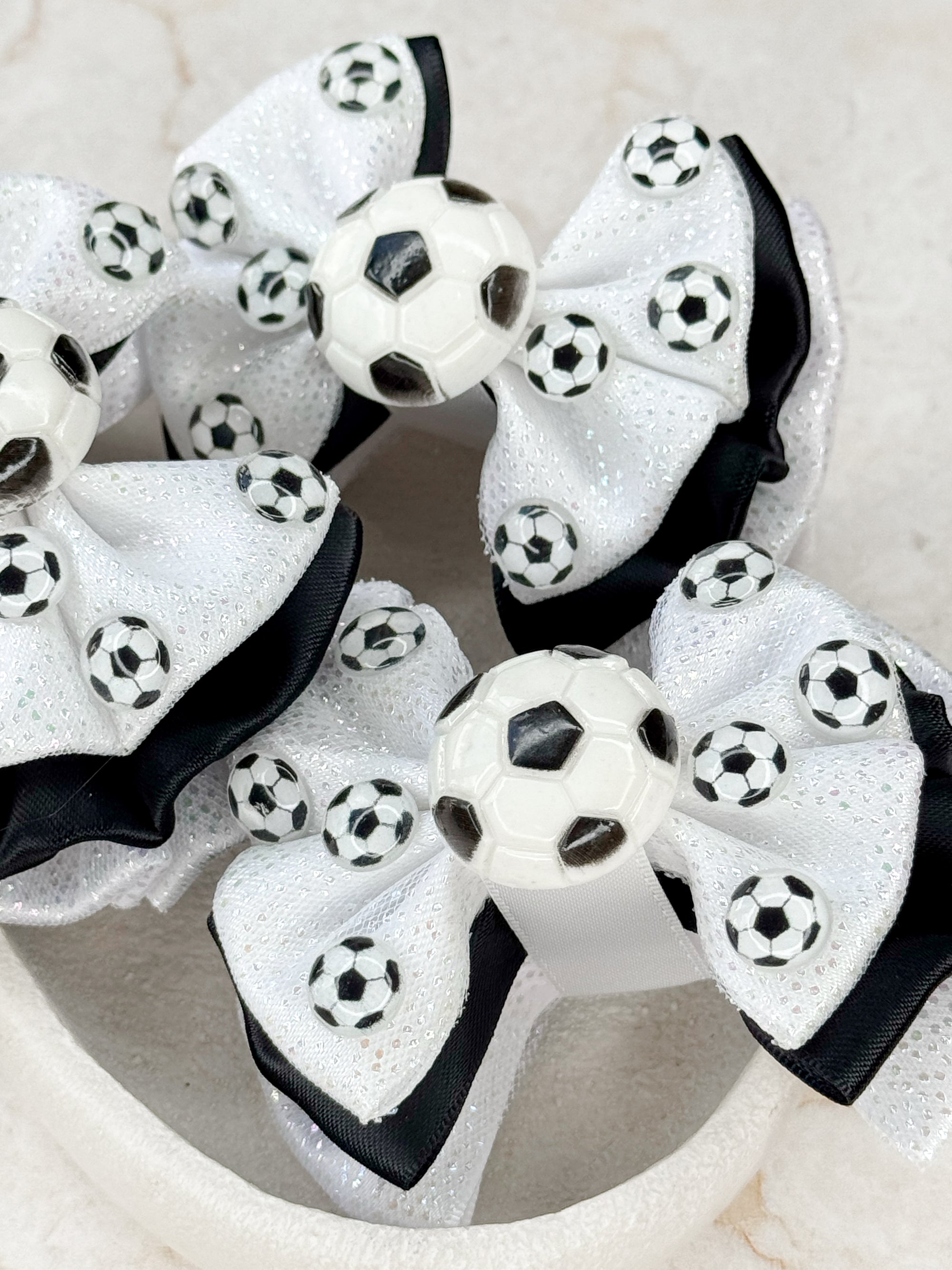 Football Capri Baby Bow