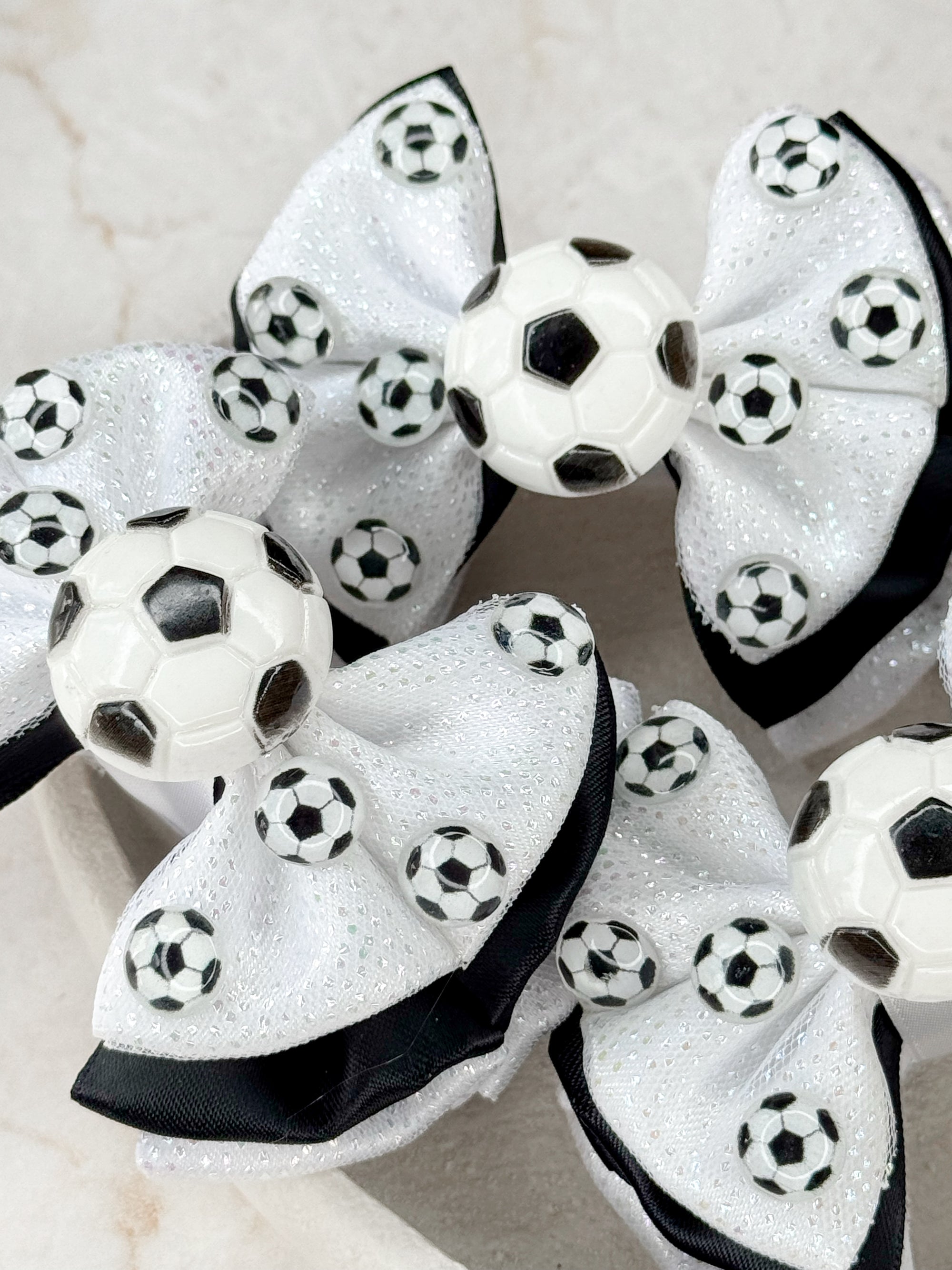 Football Capri Baby Bow