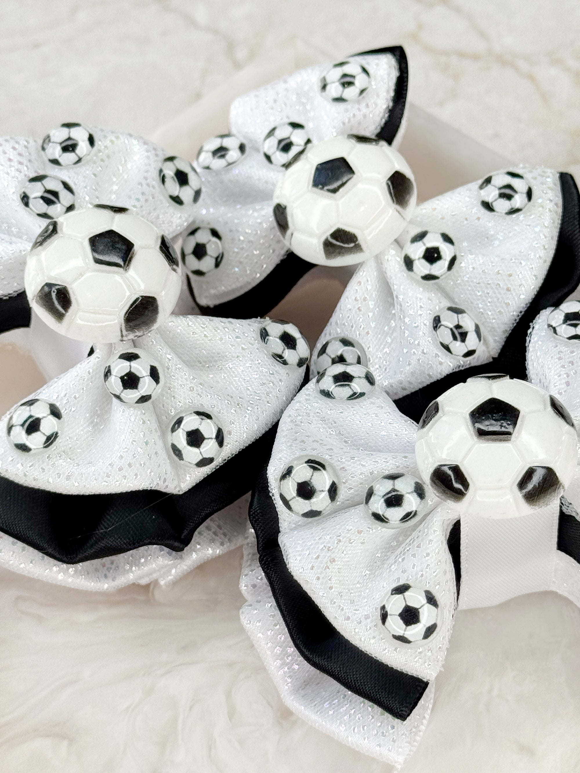 Football Capri Baby Bow