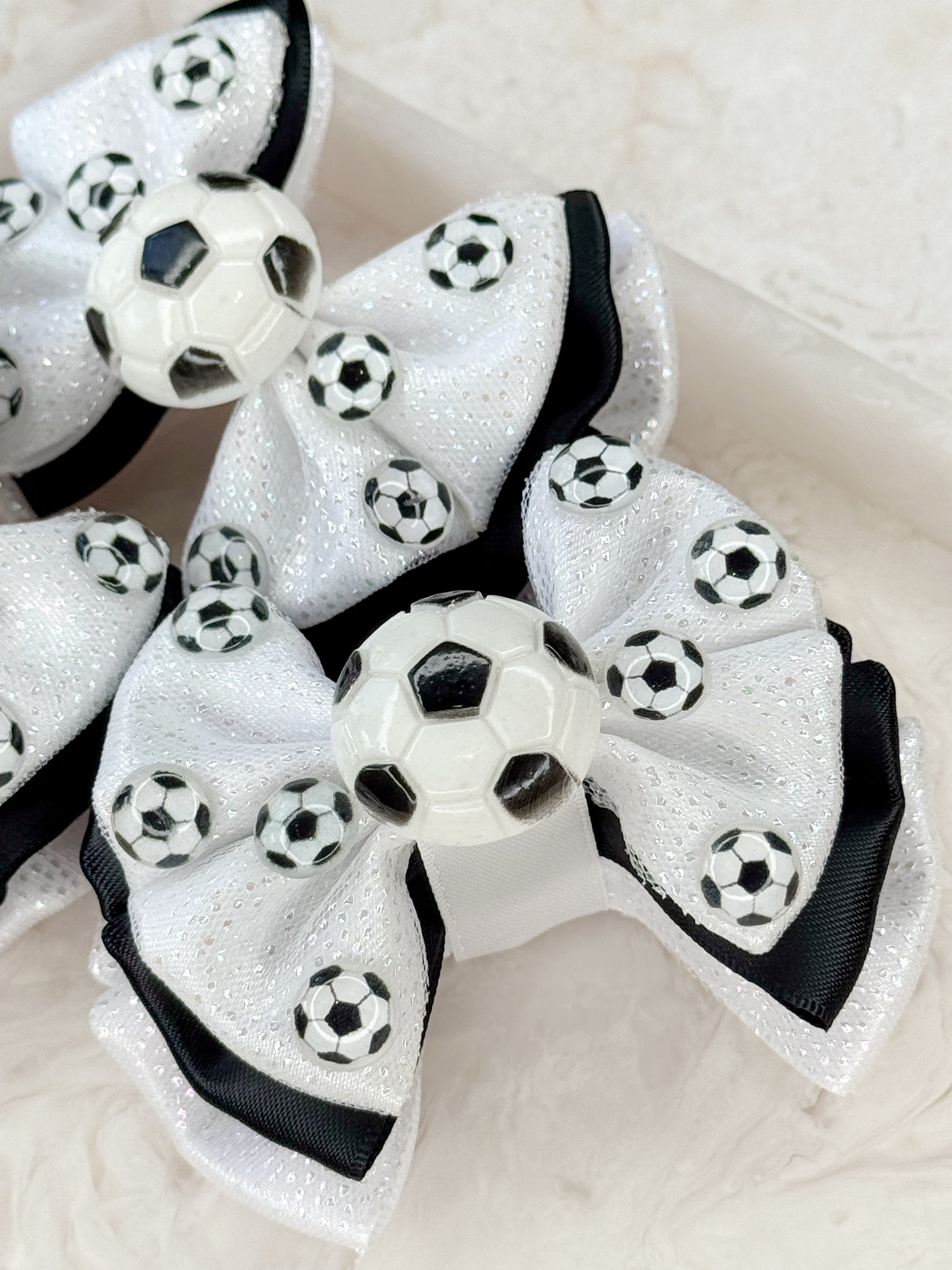 Football Capri Baby Bow
