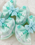 Mint Choc Chip Capri Baby Bow