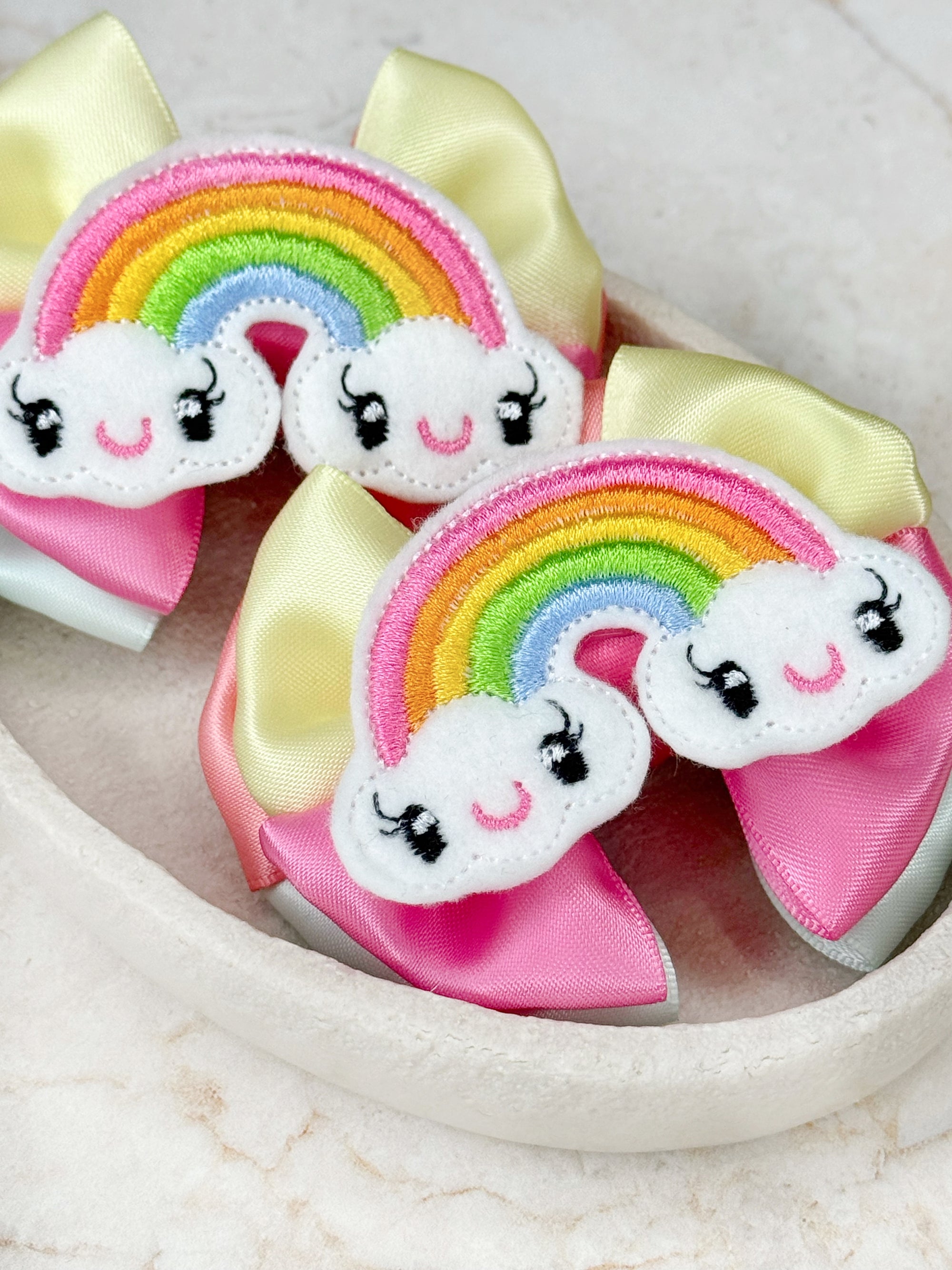 Over The Rainbow Capri Baby Bow