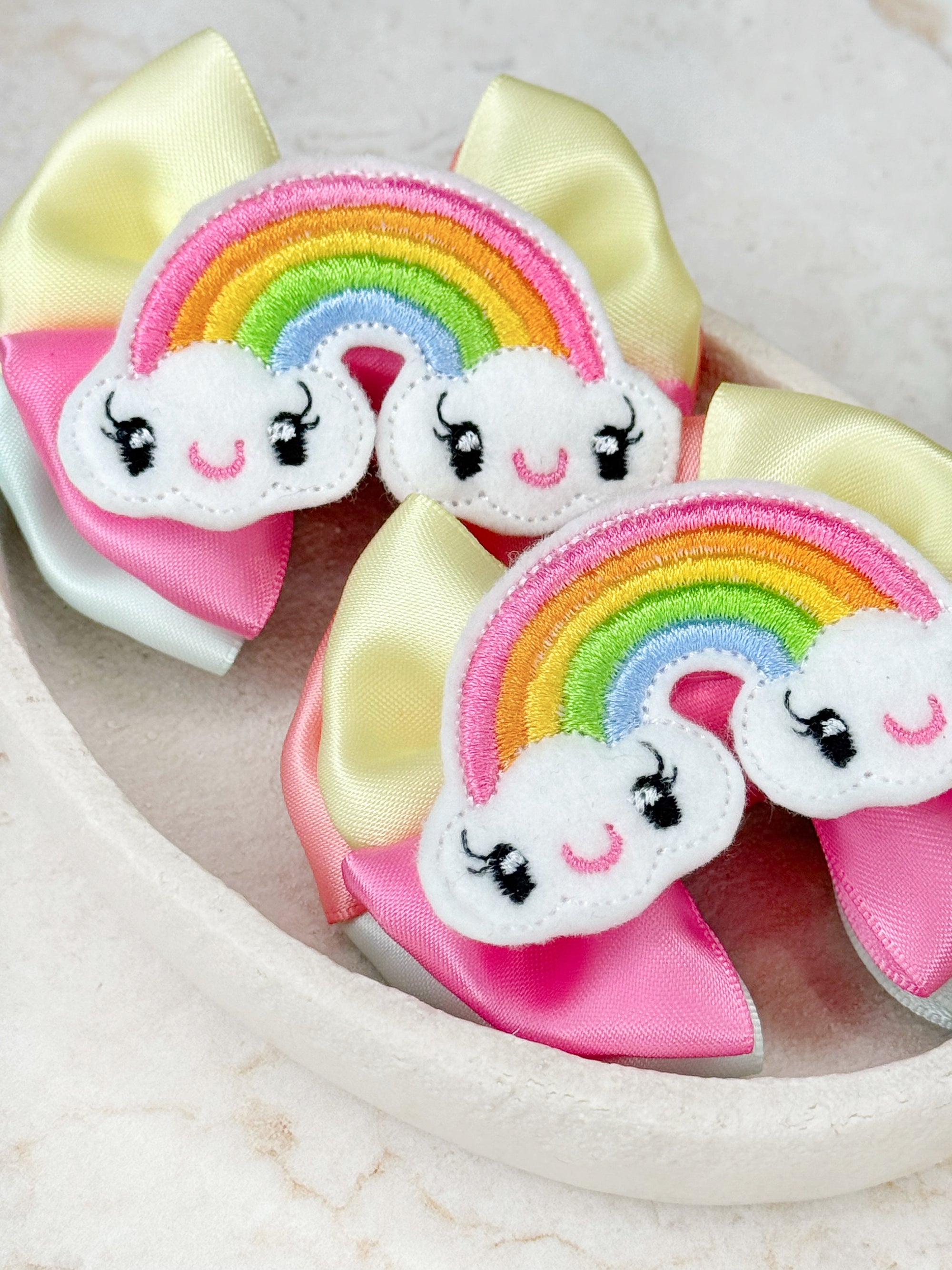 Over The Rainbow Capri Baby Bow