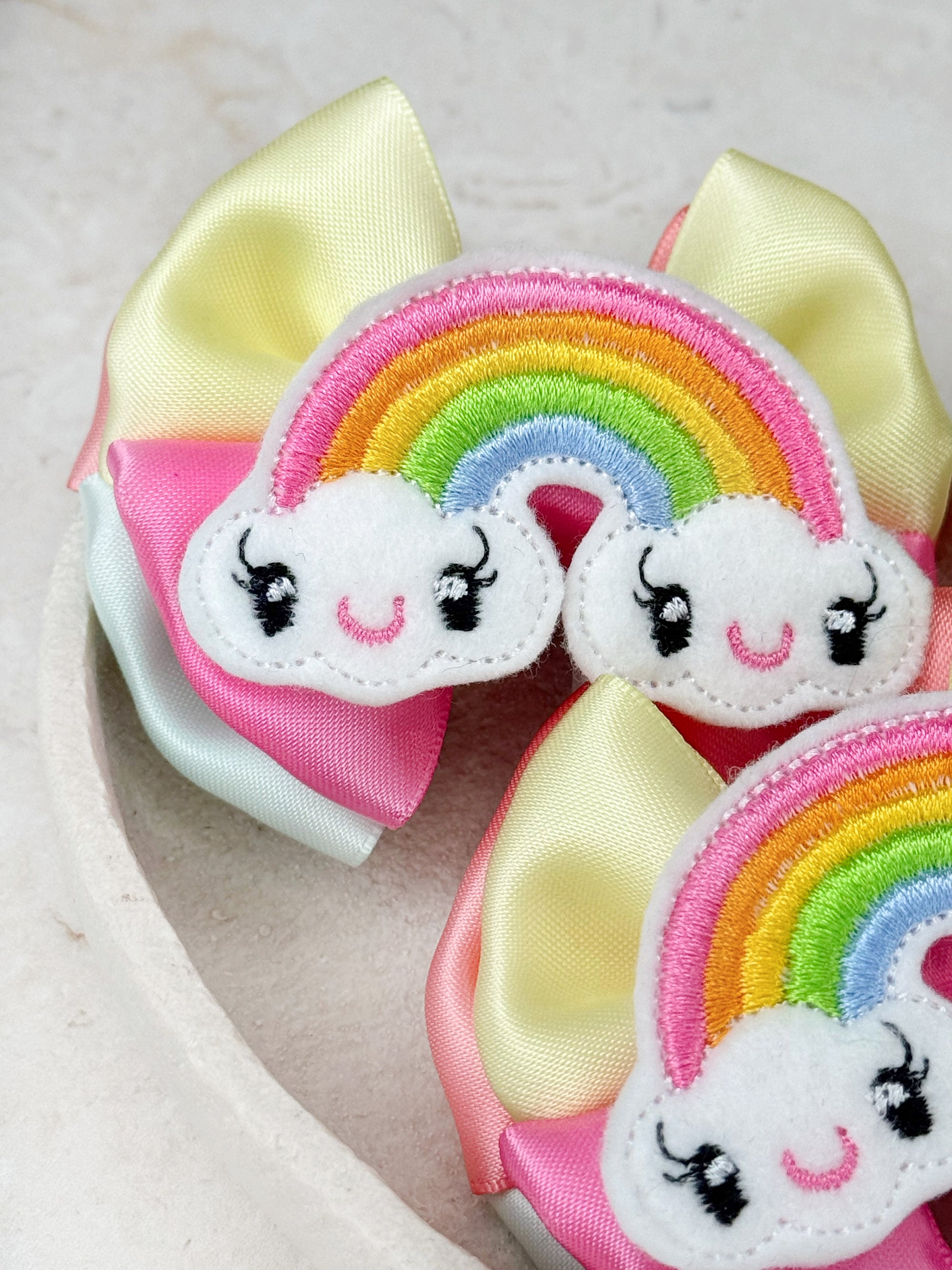 Over The Rainbow Capri Baby Bow