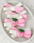 Strawberry Cheesecake Cinzia Bows