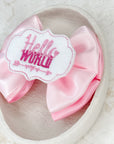 Hello World Capri Baby Bow