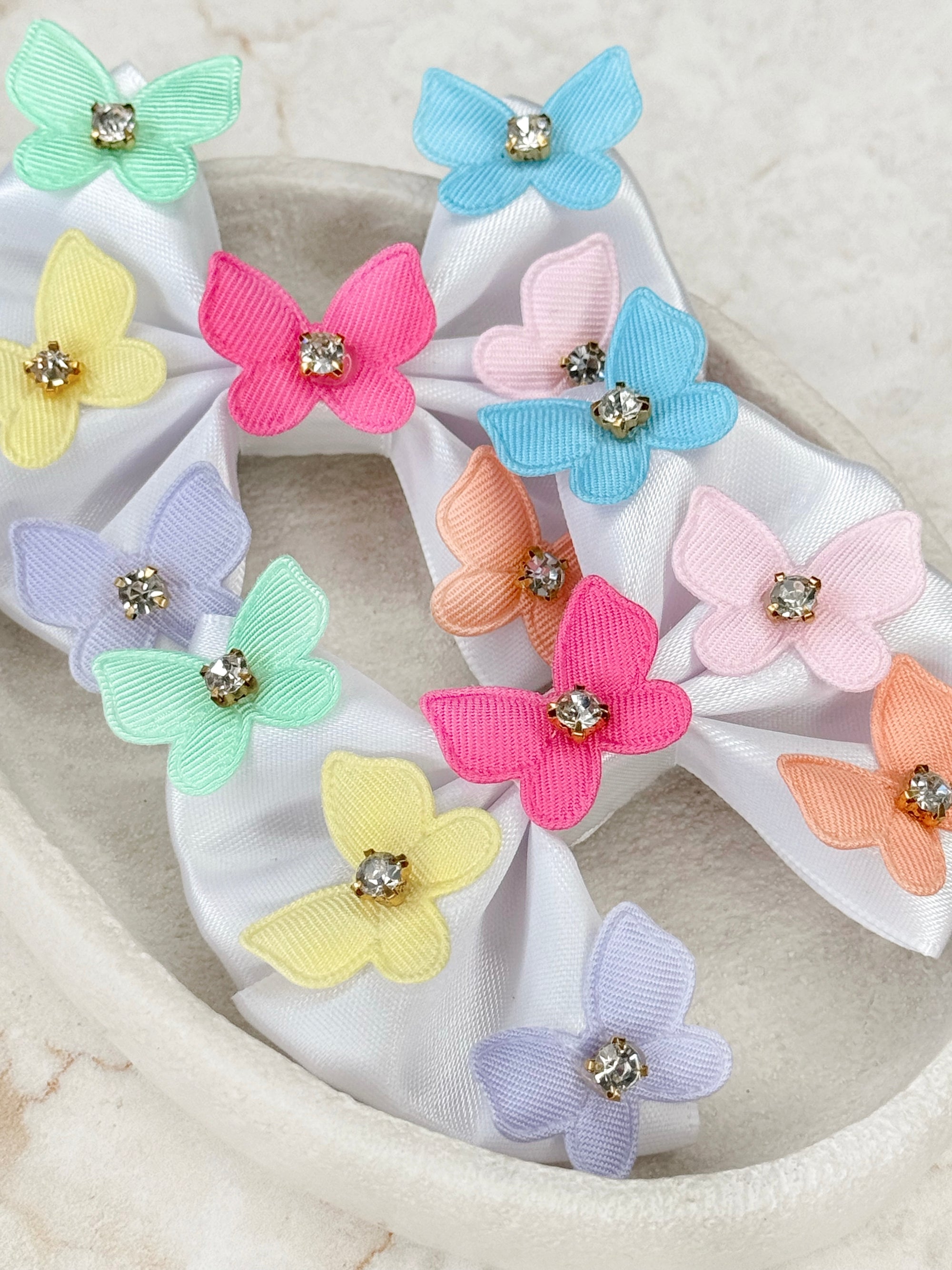 Butterfly Rainbow Capri Baby Bows