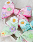 Girly Patch Capri Bows