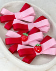 Strawberry Milkshake Cinzia Bows