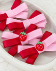 Strawberry Milkshake Cinzia Bows