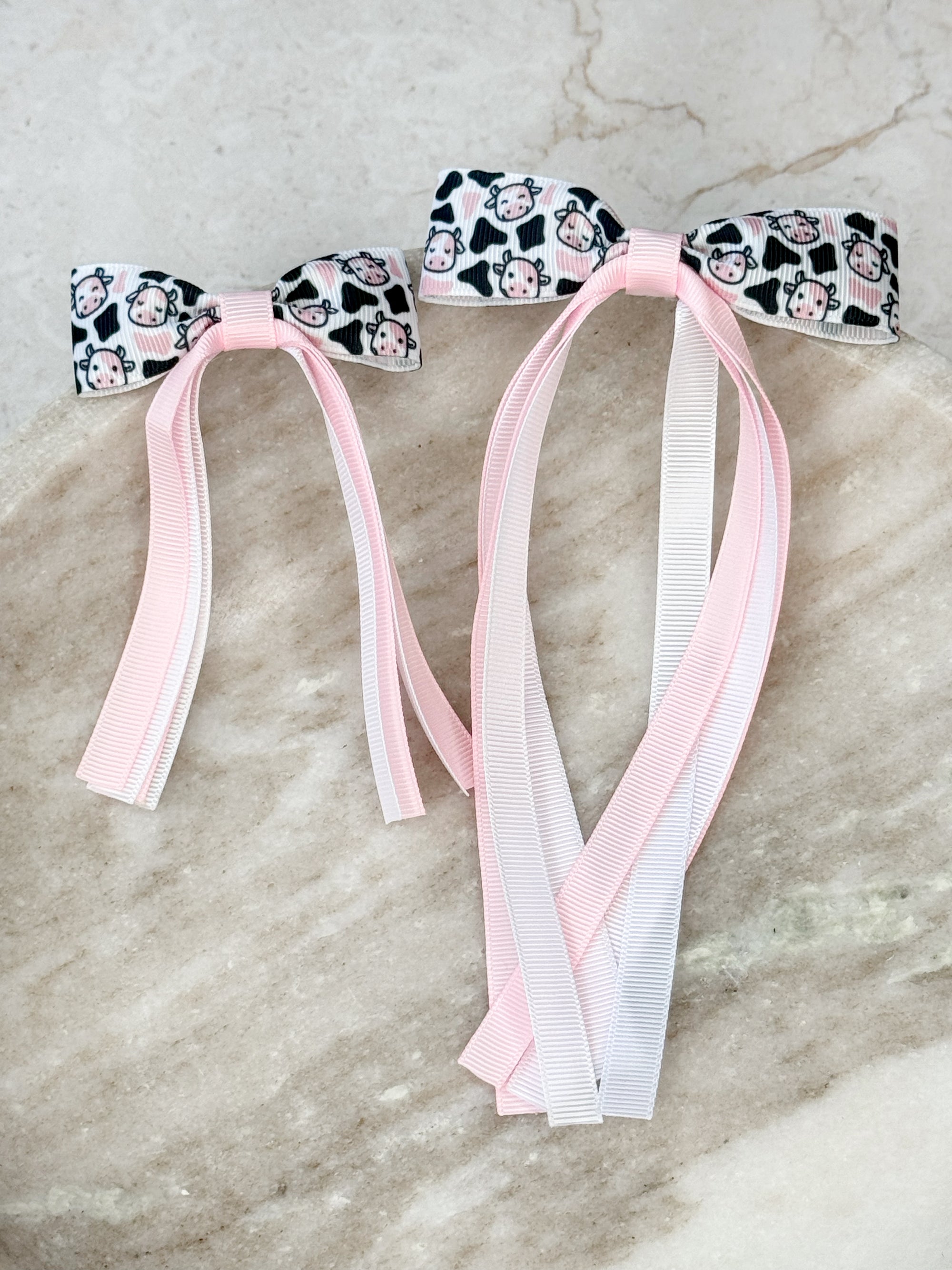 Moo The Cow Florence Tassel Bow