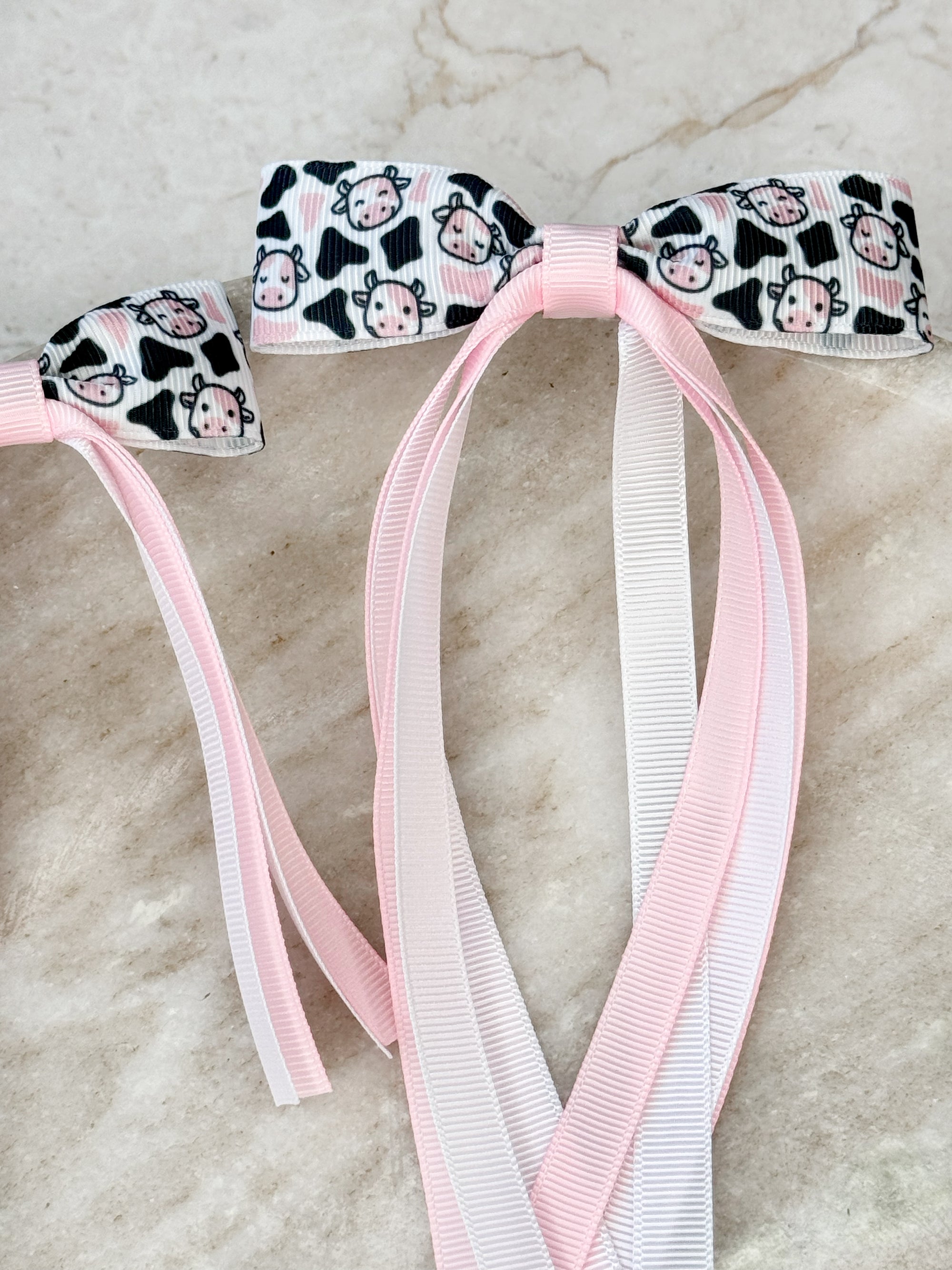 Moo The Cow Florence Tassel Bow