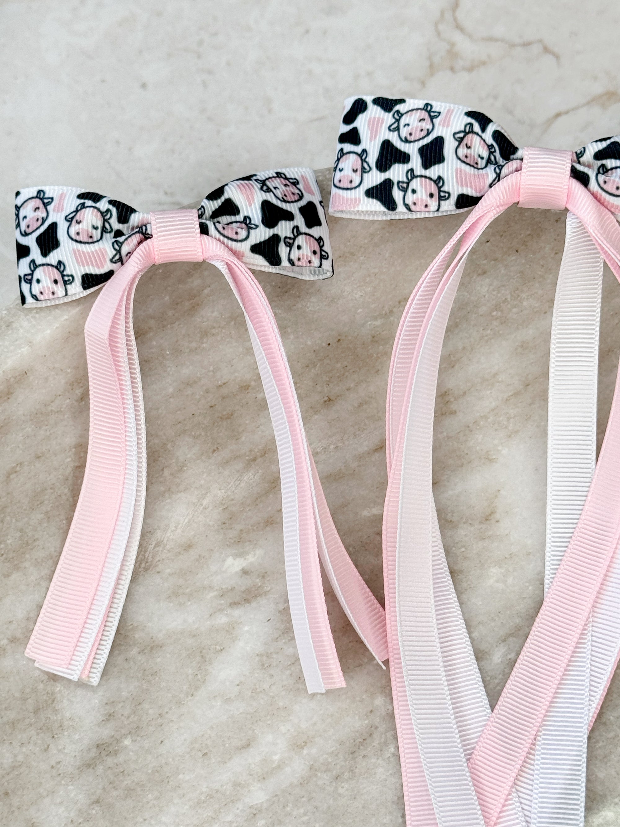 Moo The Cow Florence Tassel Bow
