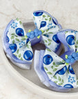 Blueberries Capri Baby Bow