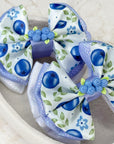 Blueberries Capri Baby Bow