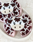 The Cow Goes Moo Capri Baby Bow