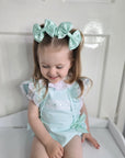 Our Satin Pearl Capri Baby Bows