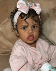 Our Satin Personalised Bebe Baby Bows