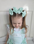 Our Satin Pearl Capri Baby Bows