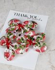 Fields Of Strawberries Baby Bow