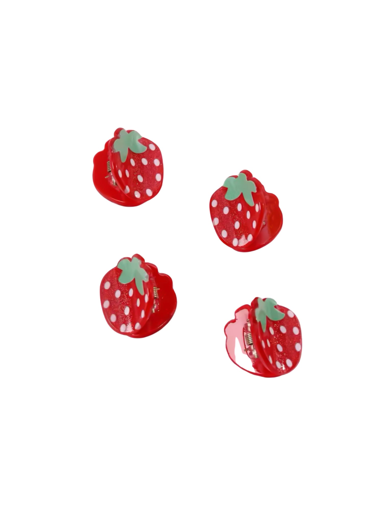 Mini Strawberry Girls Claw Clips