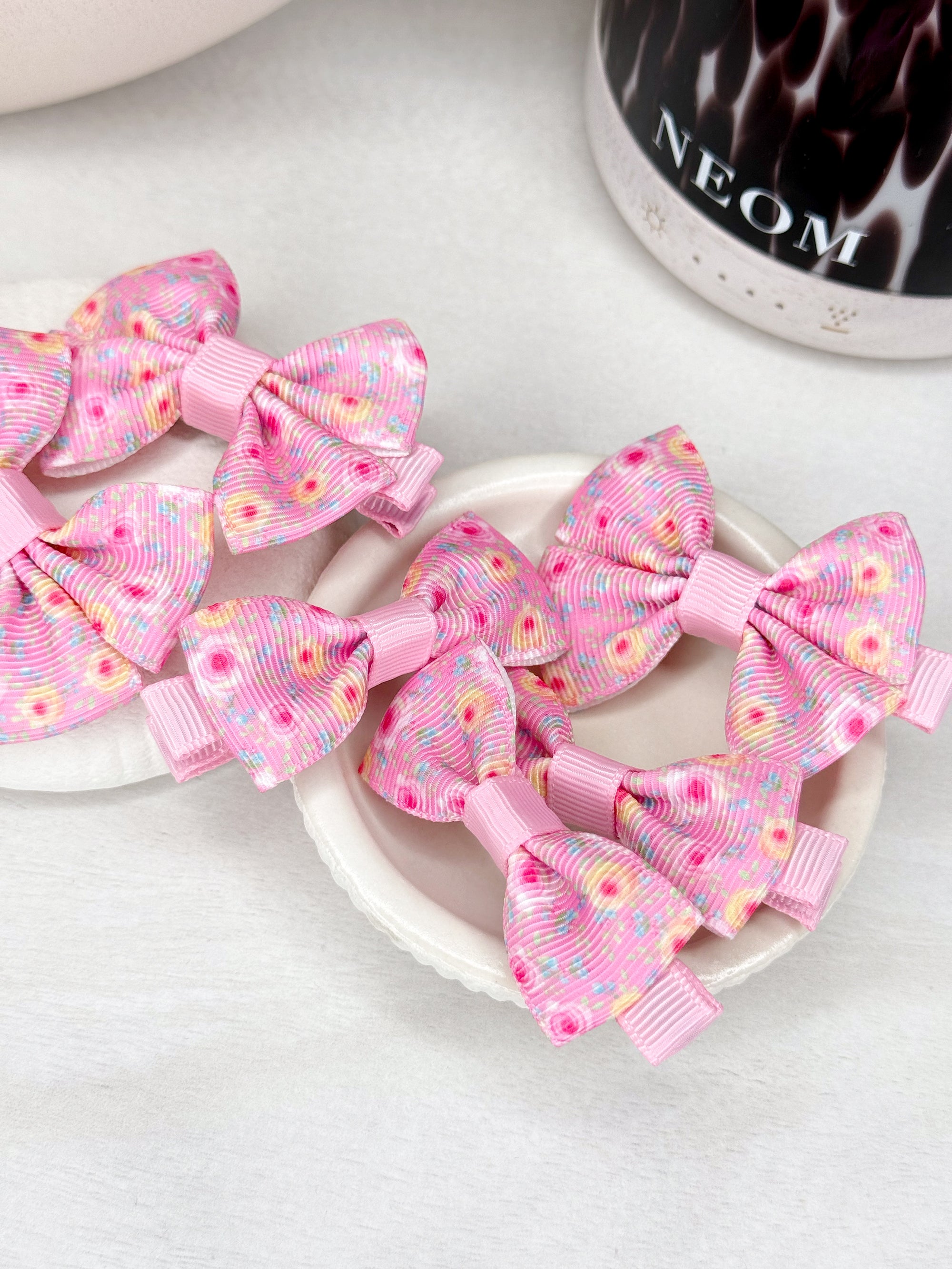 Flower Picking Mini Capri &amp; Prinny Baby Bows