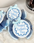 Happy Fathers Day Capri Baby Bow
