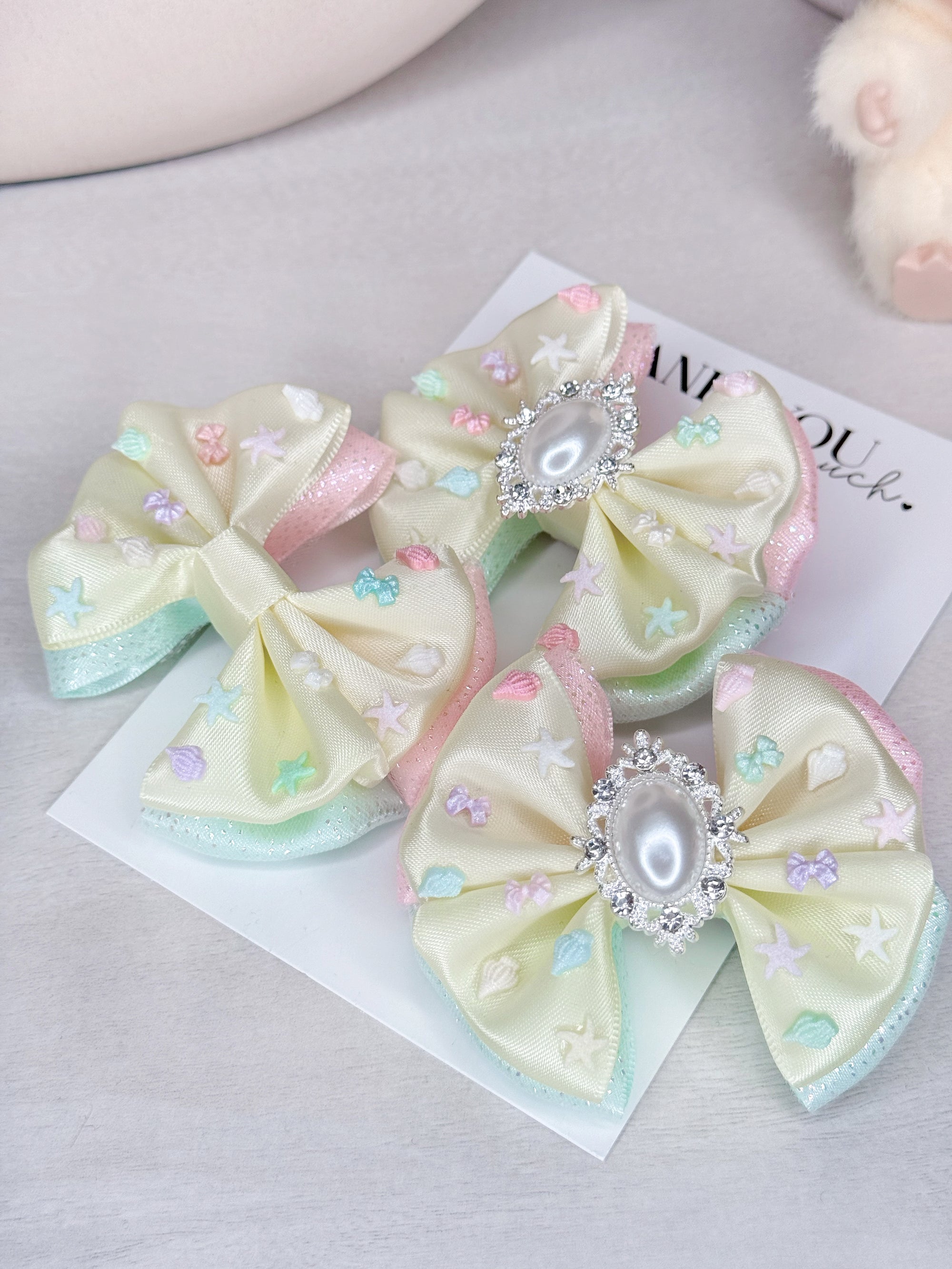 Sea Shells By The Sea Shore Capri Baby Bow