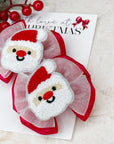 Cute Santa Pigtail Set