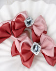 Baking Gingerbread Satin Baby Bow