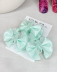 Glistening Seahorses Bebe Baby Bow