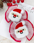 Cute Santa Pigtail Set