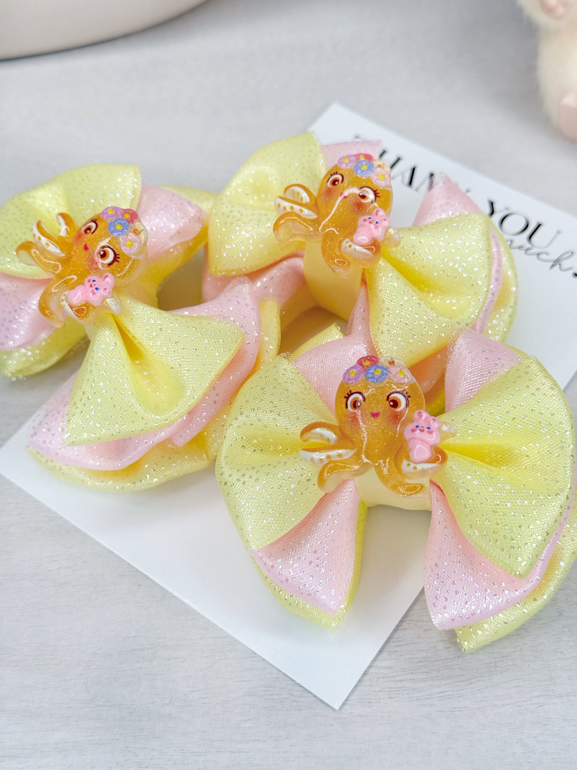 Little Miss Pearl The Octopus Bebe Baby Bow