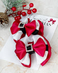 Santas Belt Capri Baby Bow