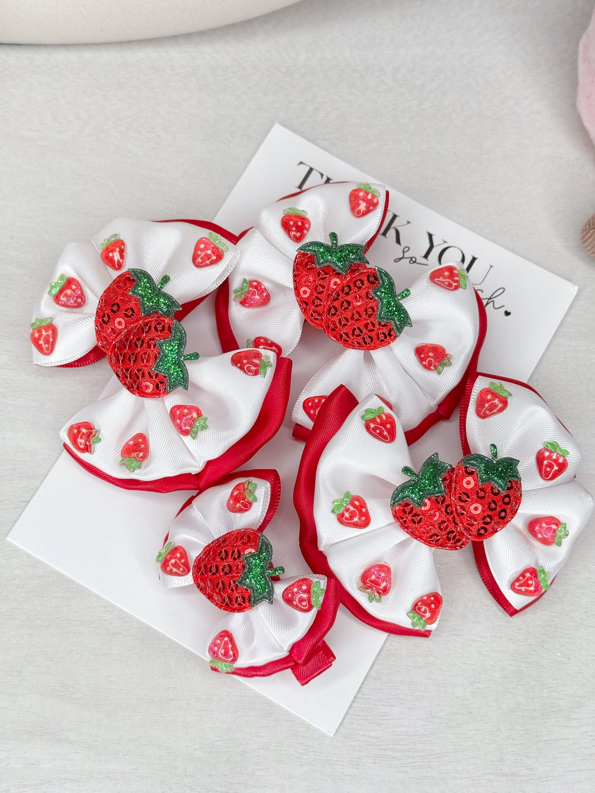 Strawberry Shortcake Capri Baby Bow