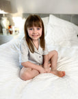 Mini short leg grey jersey pyjamas