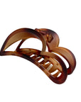 Matte Heart Clip In Tortoise
